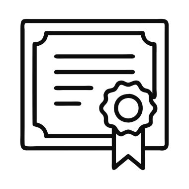 Mühür ve kurdeleli işletme ruhsat simgesi