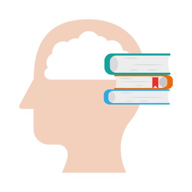 Zihin okuma kitabı ve yer imi simgesi