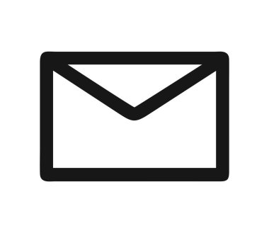 Simge kullanıcı arayüzü e- posta zarfı çizimi