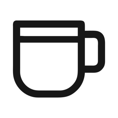 Simge kullanıcı arayüzü kahve kupası illüstrasyonu