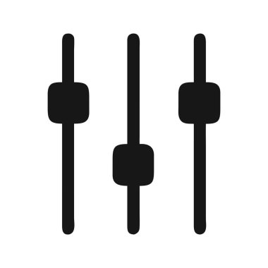 Satır tasarımı ile simge kullanıcı arayüzü kaydırıcıları