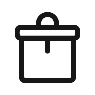 Simge kullanıcı arayüzü hediye kutusu çizimi