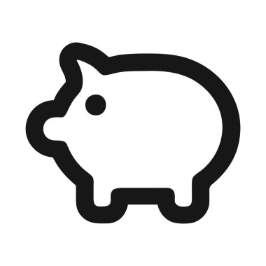 Ayrıntılı simge kullanıcı arayüzü kumbarası