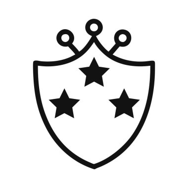 Kraliyet tasarımı olan polis logosu kalkanı.