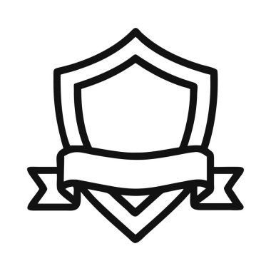 Polis Logosu Kalkanı ve boş bir pankart