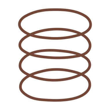 Boho Arkaplan Dairesel Çizgi Tasarımı Simgesi