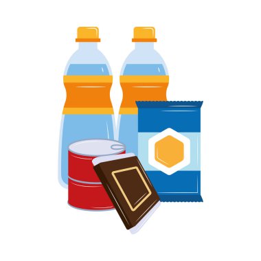 Acil Yiyecek Hayatta Kalma Şişesi Paketli Konserve Çikolata Taşıyıcı Malzemesi Uzun Ömür İstihkakı Gerekli