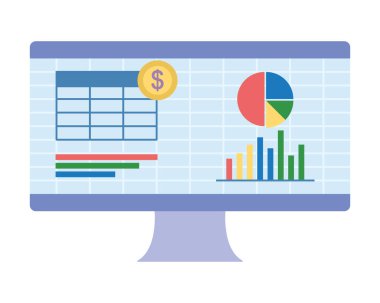 Muhasebe Yazılım İzleme Tablosu Finans Kontrol Tablosu Hesap Tablosu Dijital Bütçe Analizi Turta Grafik Raporu Mali Veri