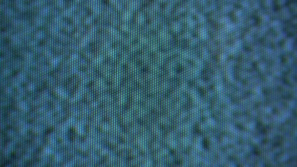 White Noise Screen Old Close Long Exposure Matrix Signal Whole — Stok video