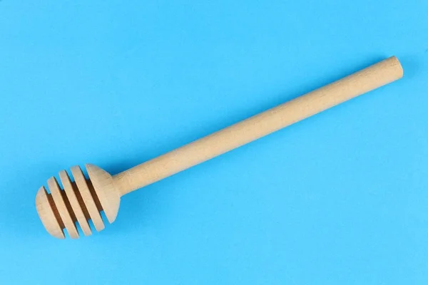 New Clean Wooden Honey Stick — Stock Photo, Image