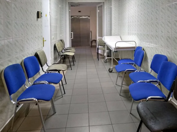 Chodba Nemocnici Nemocniční Prostory Jsou Prázdné — Stock fotografie