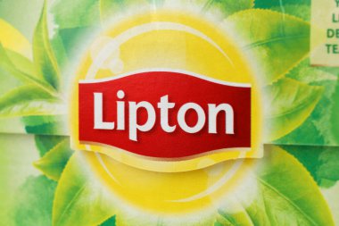 LVIV, UKRAINE - 13 Mayıs 2023: Lipton çayı