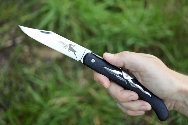 Lviv Ukraine July 2023 Folding Knife Kudu Lite Cold Steel — 图库照片