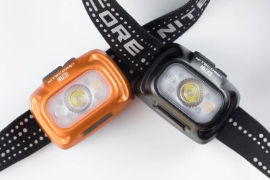 LVIV, UKRAINE - 18 Eylül 2023: Nitecore far