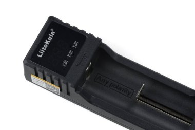 LVIV, UKRAINE - 01 Kasım 2023: Liitokala şarj edici