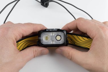 LVIV, UKRAINE - 10 Kasım 2023: Nitecore NU25