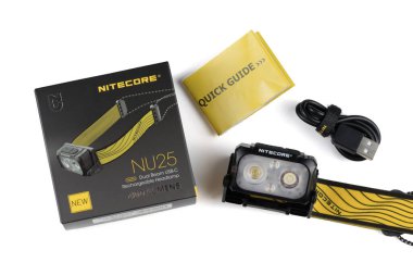 LVIV, UKRAINE - 10 Kasım 2023: Nitecore NU25