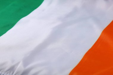 İrlanda bayrak, yakın çekim