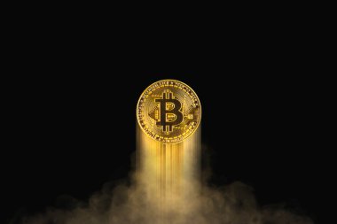 Bitcoin ya da kripto para birimi fiyatları pozitif, Bitcoin yatırım konsepti