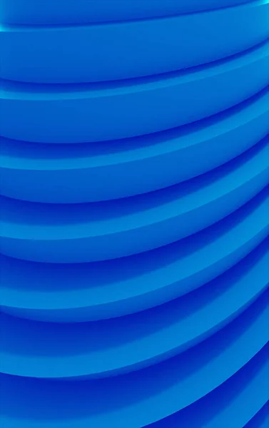 Niebieska Geometria Abstrakcyjne Tło Renderowanie — Zdjęcie stockowe