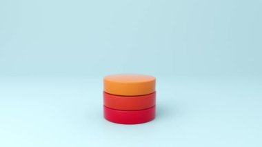 Şarj oluyor. Pil seviyesi. İlerleme kavramı değişir. 4K Video hareketli grafik canlandırması.