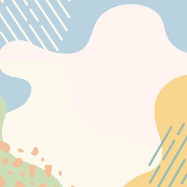 Canlı, soyut bir arka plan. Organik şekiller ve yumuşak pastel renkler, yaratıcı projeler ve modern tasarımlar için ideal..