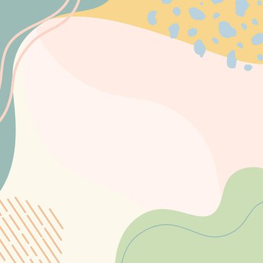 Yumuşak pastel renklere ve organik şekillere sahip soyut arkaplan, modern tasarım ve sanatsal projeler için mükemmel..
