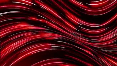 Kara Arkaplanda Dinamik Kırmızı Işık İzleri.