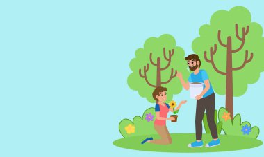 Paskalya tavşanı süslü yumurtaların yanında oturmuş pastel arka planda mutlu bir paskalya mesajı var. Paskalya kutlamaları ve kutlamalar için mükemmel.