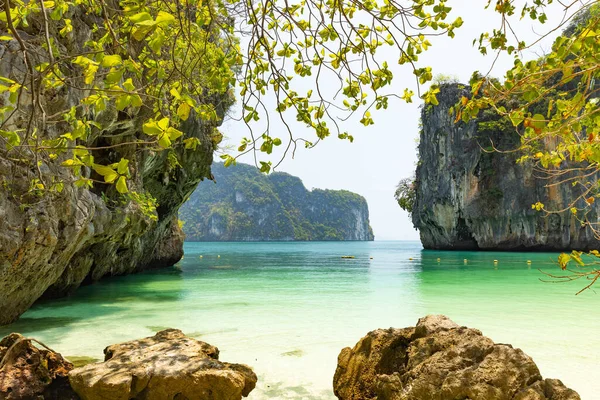 Scenic Bay Koh Lao Ding Island Destination Island Tourist Krabi — Foto Stock