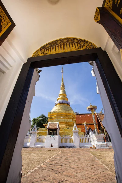 Wat Pong Sanook Temple Landmark Visit Lampang Province Northern Thailand — Stockfoto