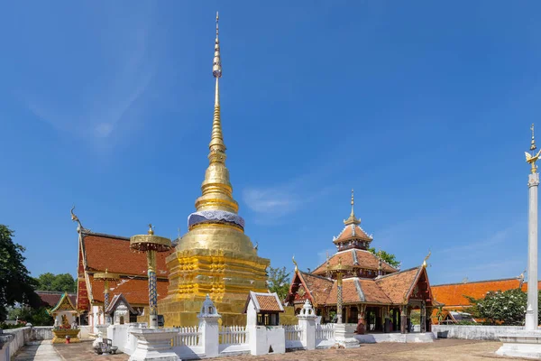 Wat Pong Sanook Temple Landmark Visit Lampang Province Northern Thailand — Foto Stock