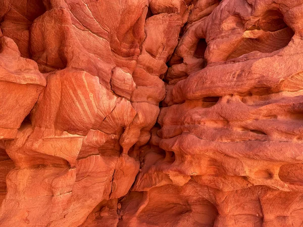 Pierres Textures Canyon Coloré Red Salam Egypte — Photo