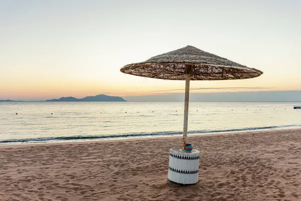 Uitzicht Rustige Prachtige Zee Bij Zonsondergang Vakantie Vakantie Reizen Concept — Stockfoto