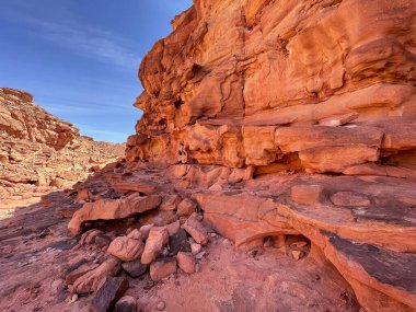 Sina Çölü, Mısır 'daki Red Salam Kanyonu manzarası.