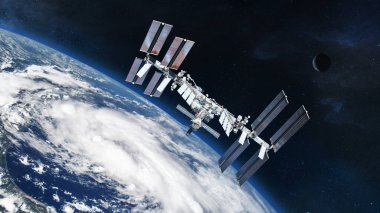 Güneş paneli ile UUİ Dünya atmosferini keşfetti. NASA tarafından desteklenen bu görüntünün ögesi.