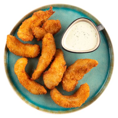 Kızarmış soslu karides sosu.