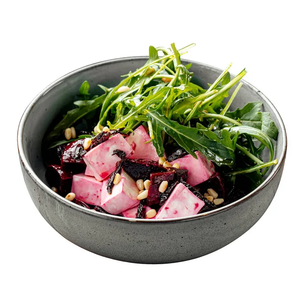Taze Sağlıklı Roka Aromalı Pancar Salatası — Stok fotoğraf