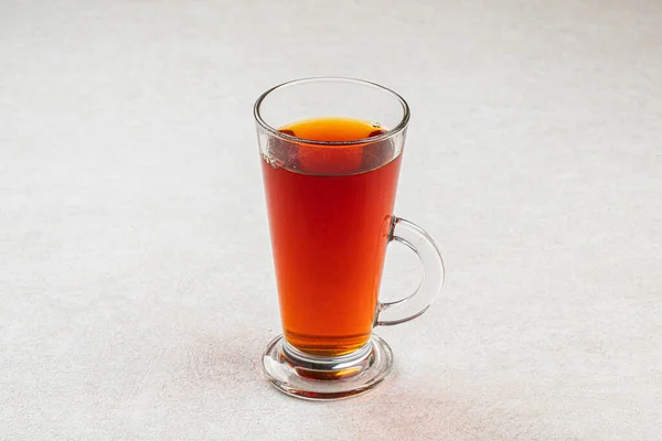 Bir Bardak Sıcak Siyah Çay — Stok fotoğraf