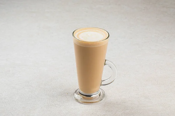 Gelas Cangkir Kopi Latte Panas Macchiato — Stok Foto