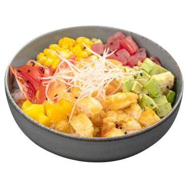 Ayrı bir porsiyon sebzeli dürtme kabı.