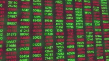 Pozitif ve negatif rastgele sayıların animasyonu. Kodlamadan, bilgisayar mühendisliğinden, hacklemeden, siber güvenlikten, borsadan ve dijital dünyanın sergilenmesinden bahsederken ideal
