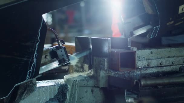 Üretimde Endüstriyel Üretim Kavramı Kendi Kendine Çalışan Makineler Video Çekimini — Stok video