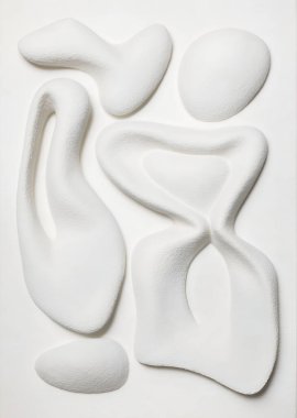 ORGANİK SHAPES TEXTURE POSTER - Duvar Sanatı - Modern Sanat