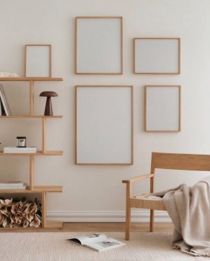 Modern Estetik İç mimari Galeri Duvar Posteri Model