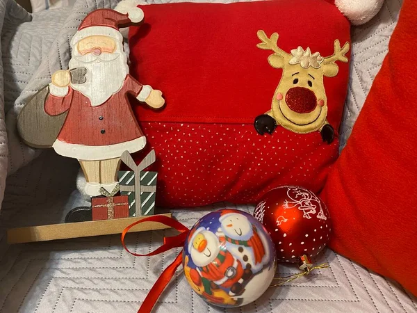 Natal Decoratios Close — Fotografia de Stock