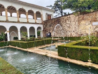 beautiful landscape with ancient castle. Granada, Spain