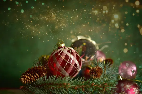 Yeni yıl ve Noel arkaplanı