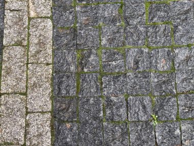 Taş kaldırım dokusu arkaplanı