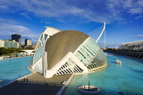 Bangunan Modern Pelabuhan Valencia Stok Foto